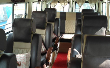 modified tempo traveller on rent